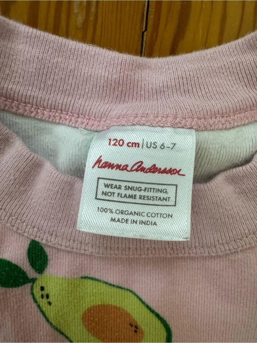 Hanna Andersson Pink Avocado Print PJs